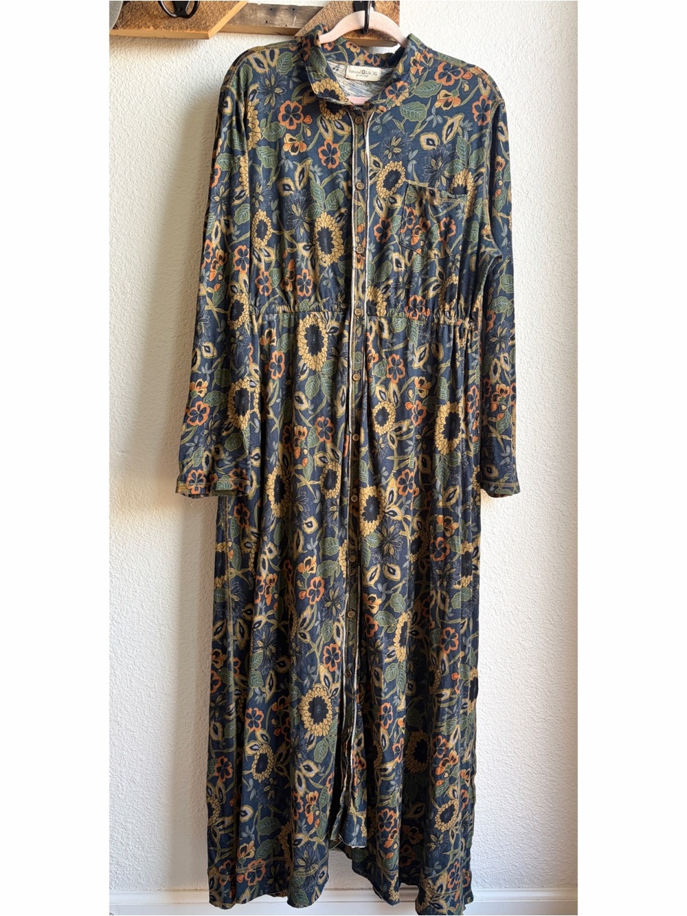 Natural Life Christa Knit Cotton Maxi Dress XL - Picture 2 of 6